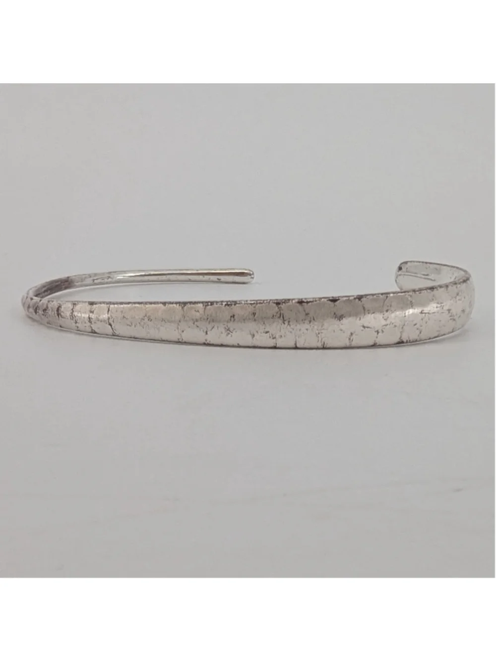 Kendra Scott Tiana Bright Silver Cuff Bracelet Set 3 Hammered Asymmetrical
